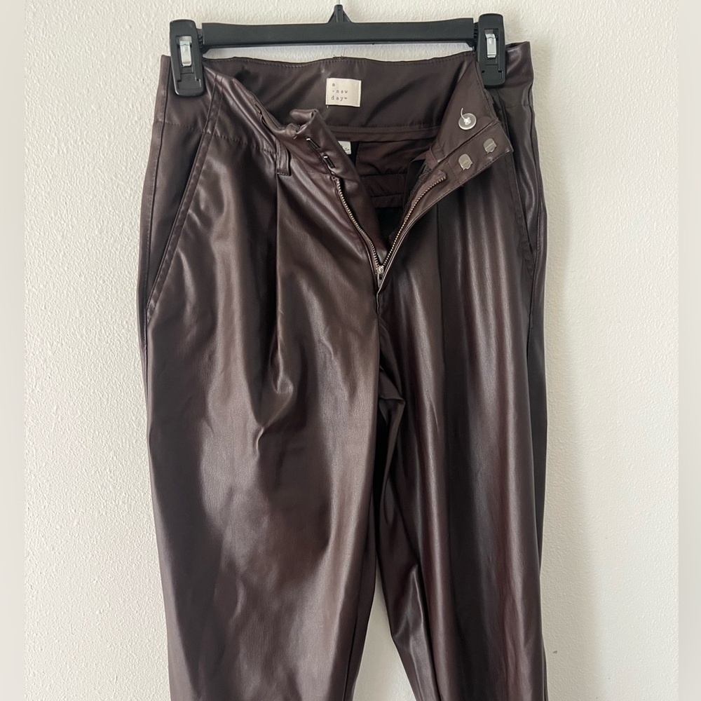 TARGET FAUX LEATHER PANTS
